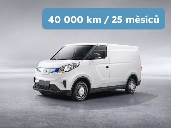 MAXUS eDELIVER 3 L1 Elektormotor 53 kWh 90 kW automat Bílá Elektormotor 53 kWh na operativní leasing